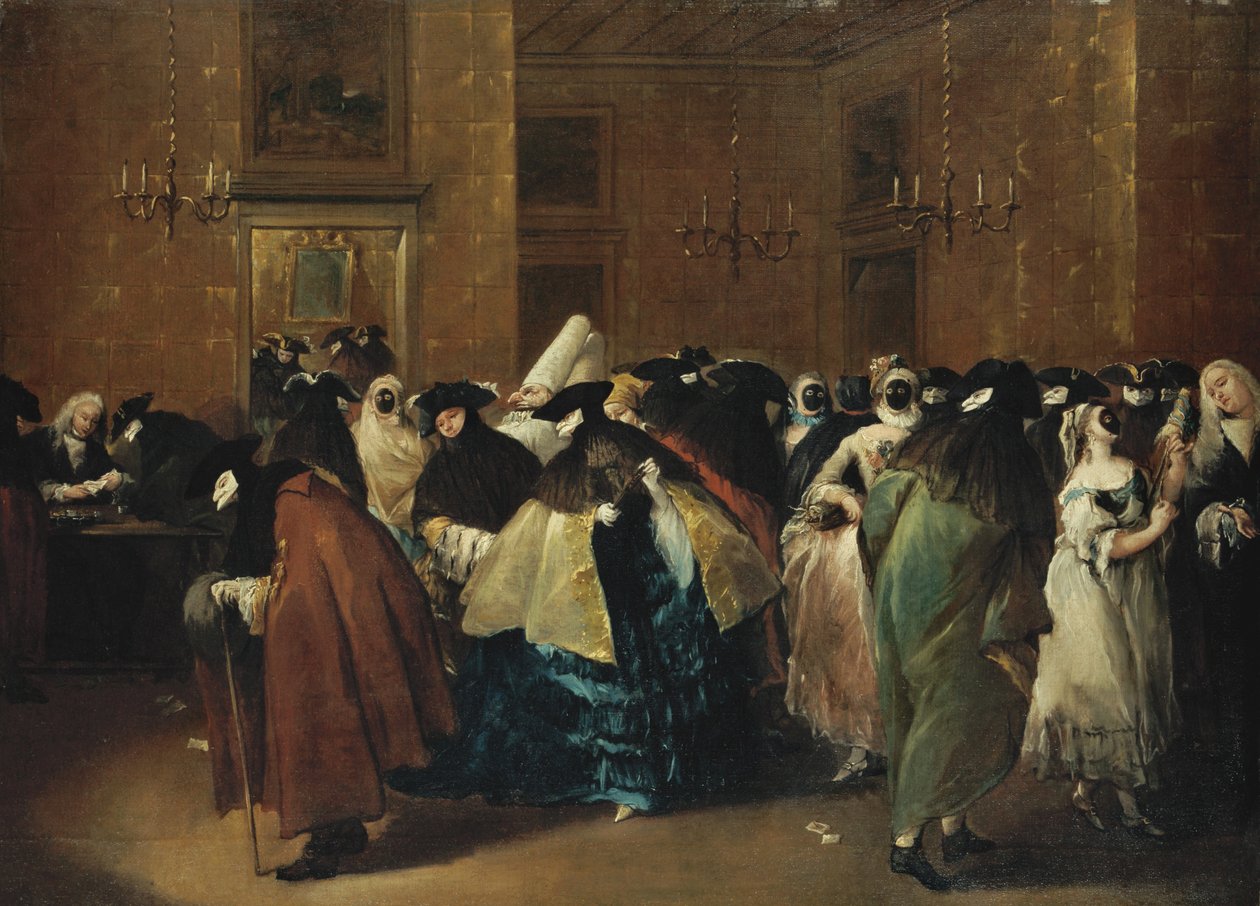 Casino Il ridotto a Venezia da Francesco Guardi