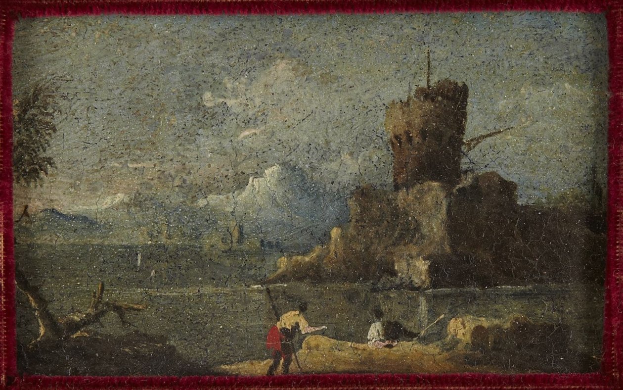 Scena costiera con fortezza da Francesco Guardi