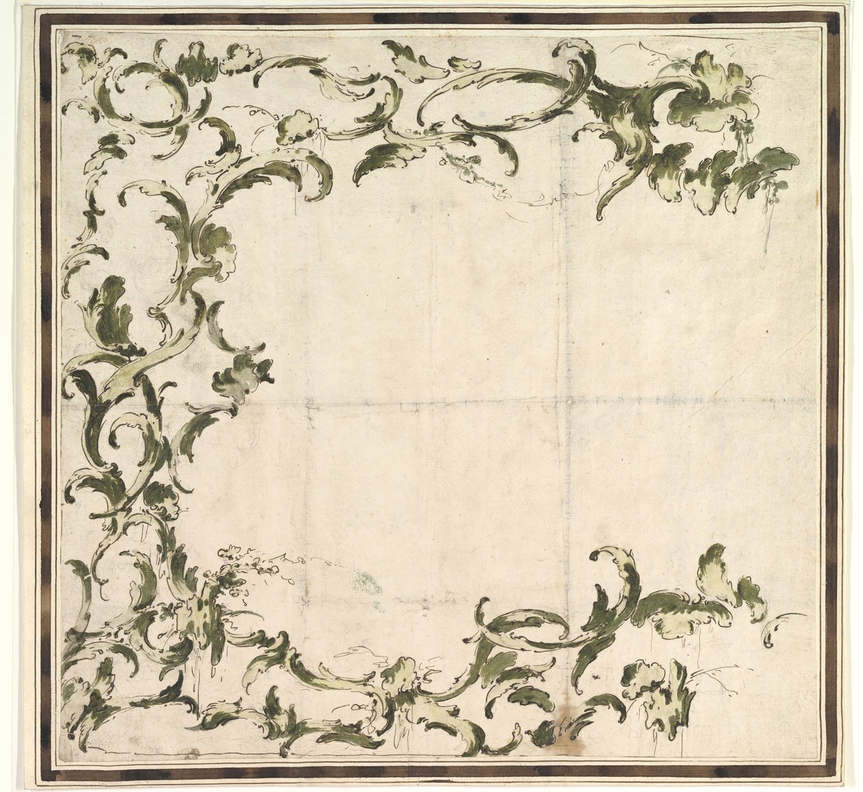 Progetto per un motivo di cornice, 1712-93 da Francesco Guardi.
