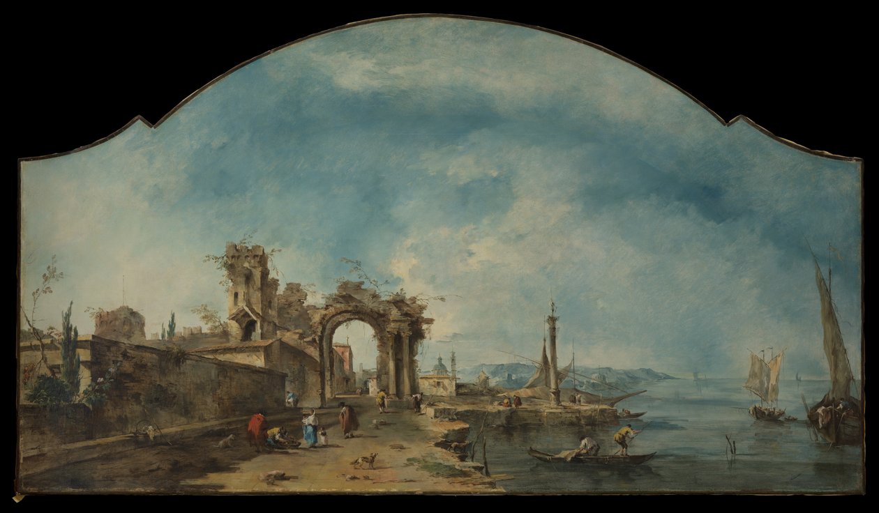 Paesaggio fantastico da Francesco Guardi