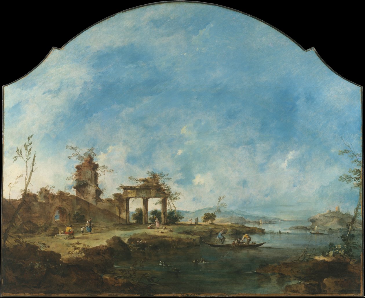 Paesaggio fantastico da Francesco Guardi