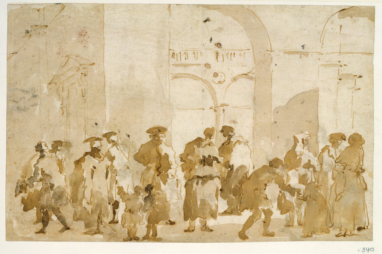 Figurenstudien da Francesco Guardi