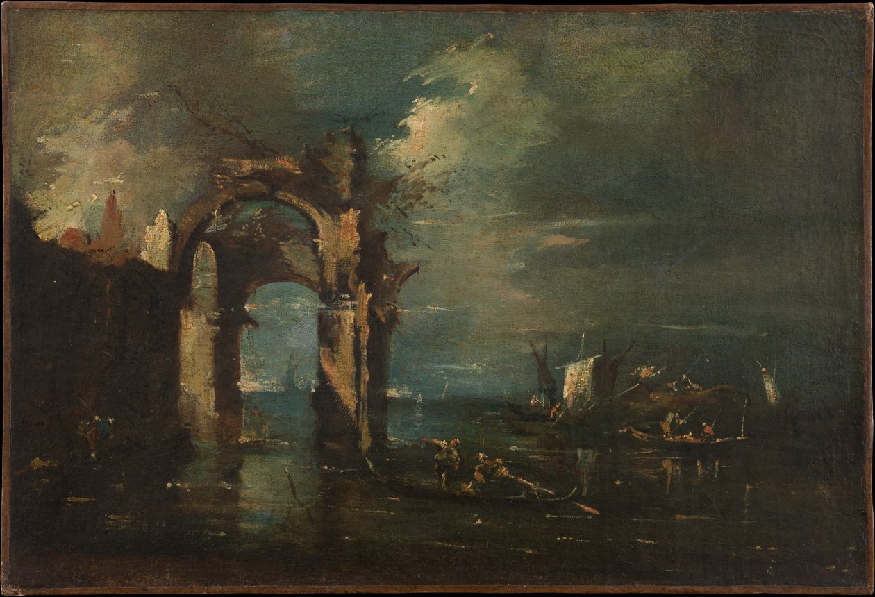 Paesaggio lagunare da Francesco Guardi