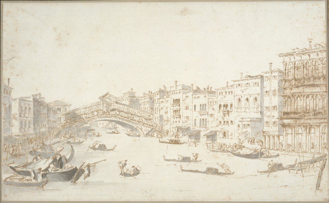 Il Ponte di Rialto da Francesco Guardi