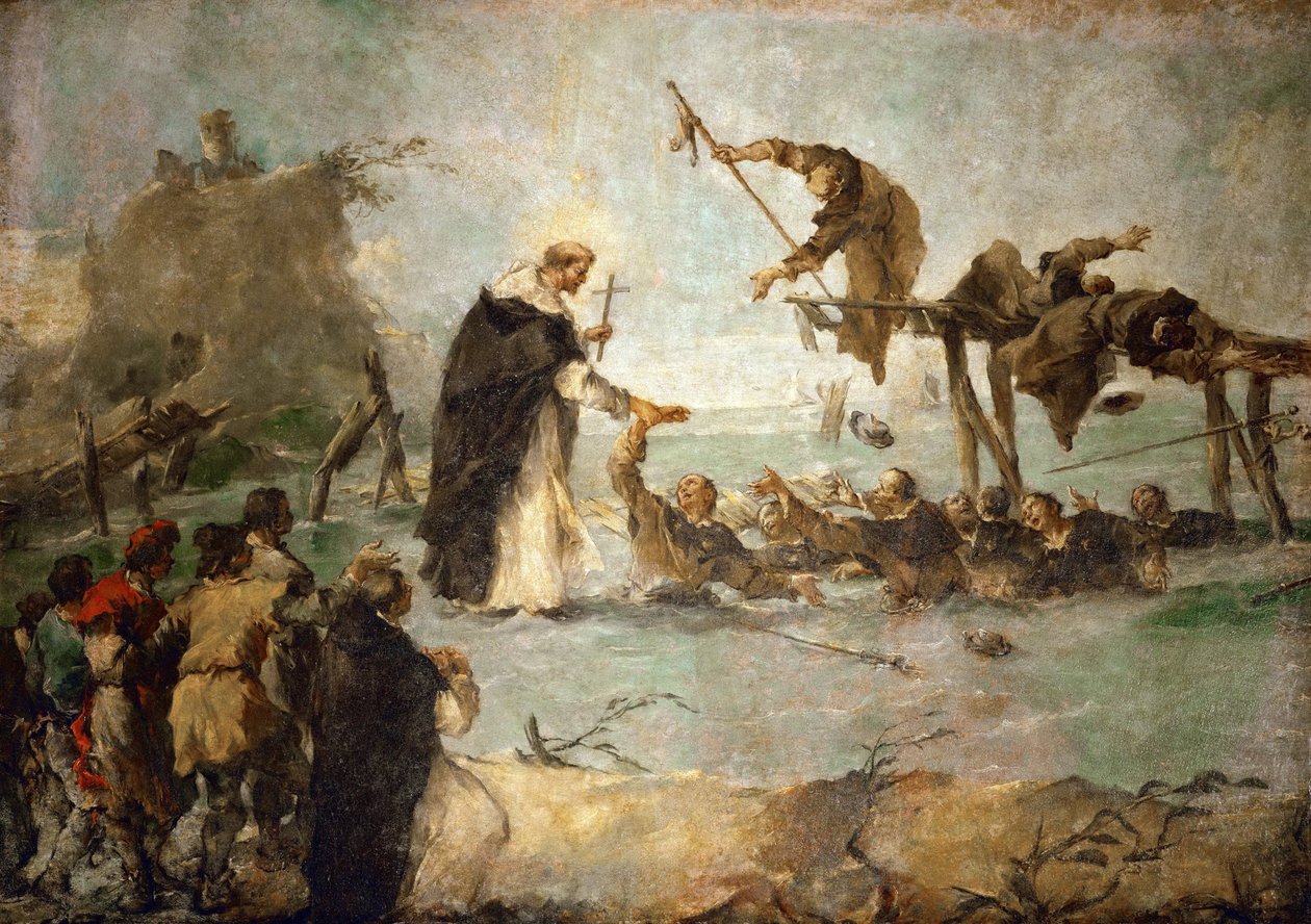 Miracolo di un santo domenicano da Francesco Guardi