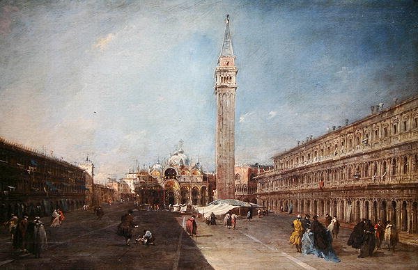 Piazza San Marco da Francesco Guardi