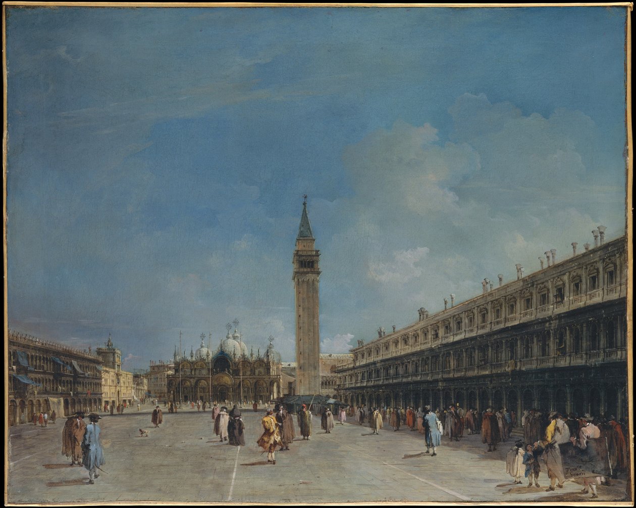 Piazza San Marco da Francesco Guardi