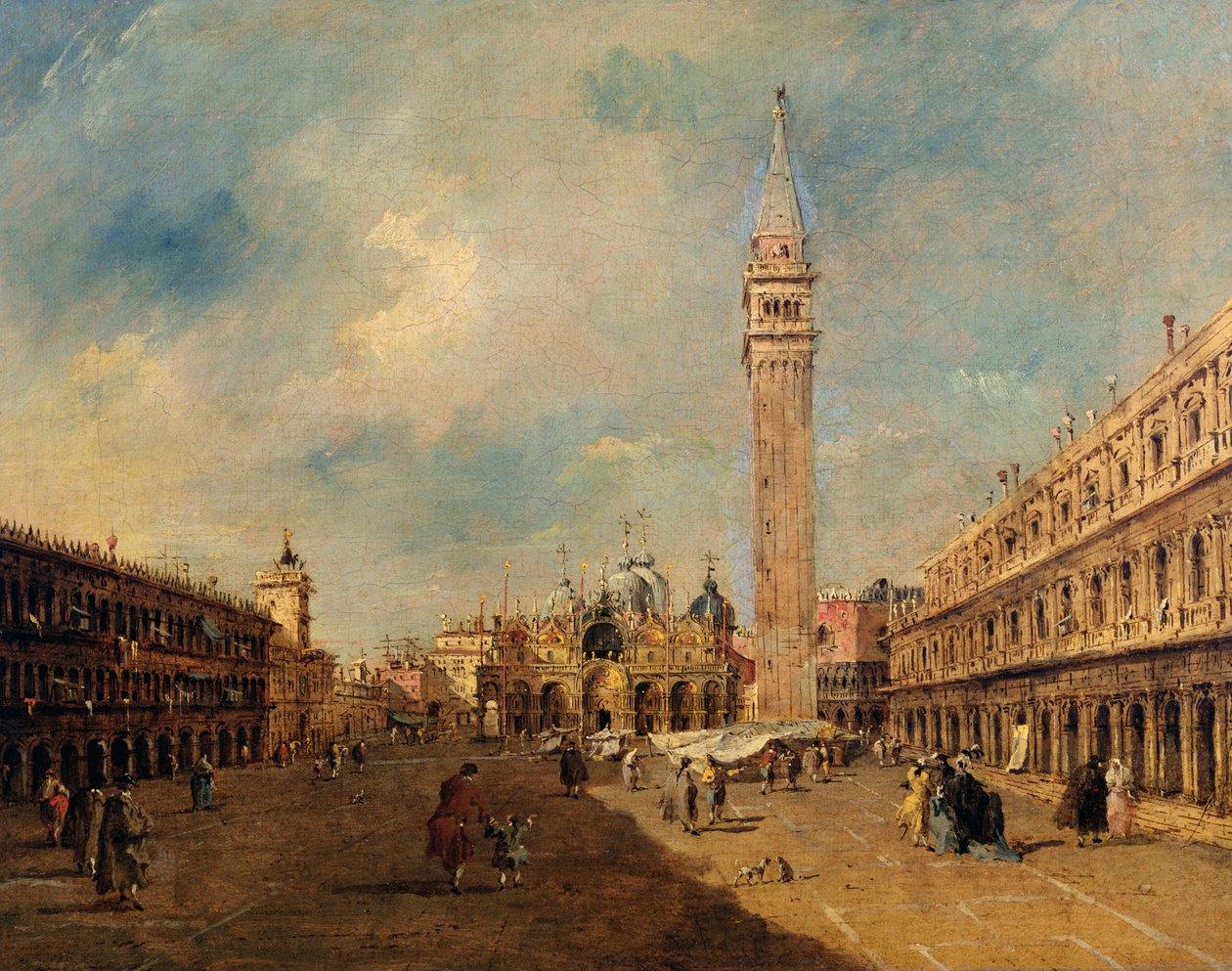 Piazza San Marco da Francesco Guardi
