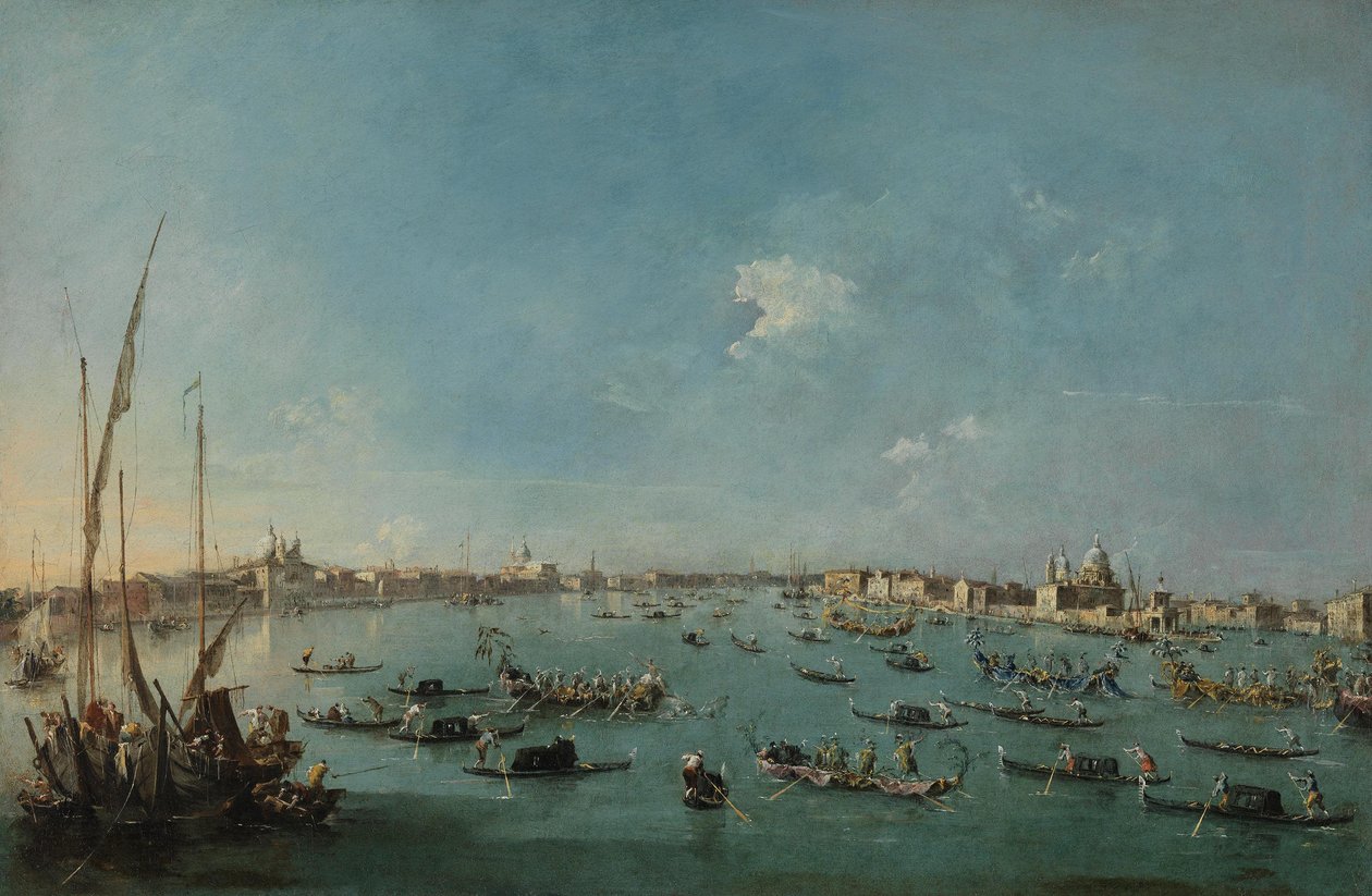 Regata sul Canale della Giudecca da Francesco Guardi