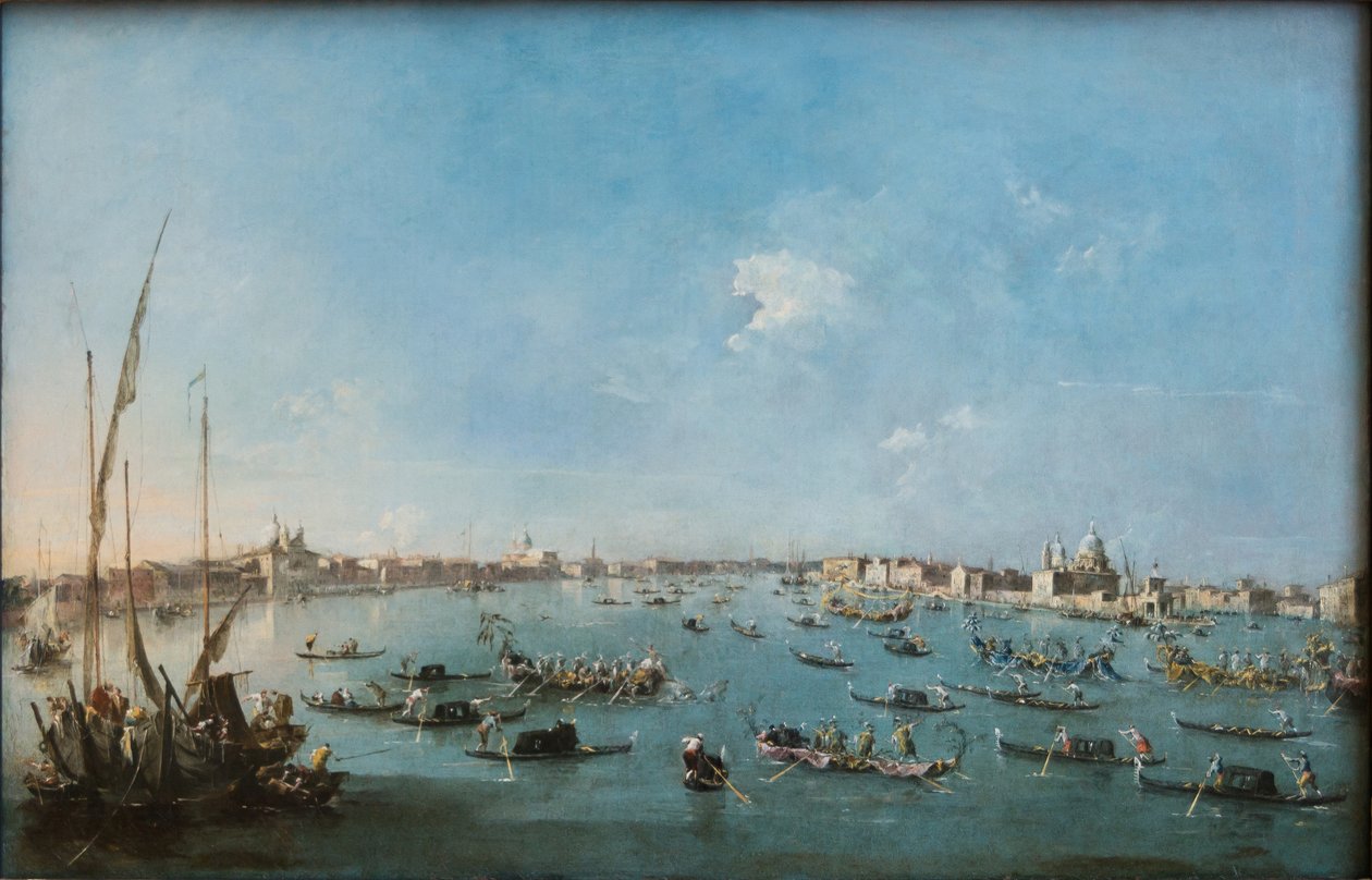 Regata sul Canale della Giudecca da Francesco Guardi