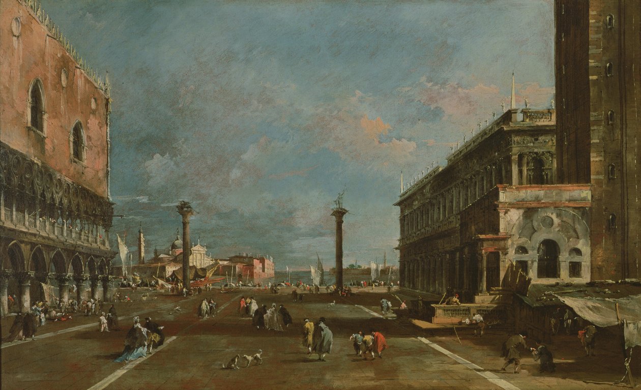 Piazzetta San Marco, Venezia da Francesco Guardi
