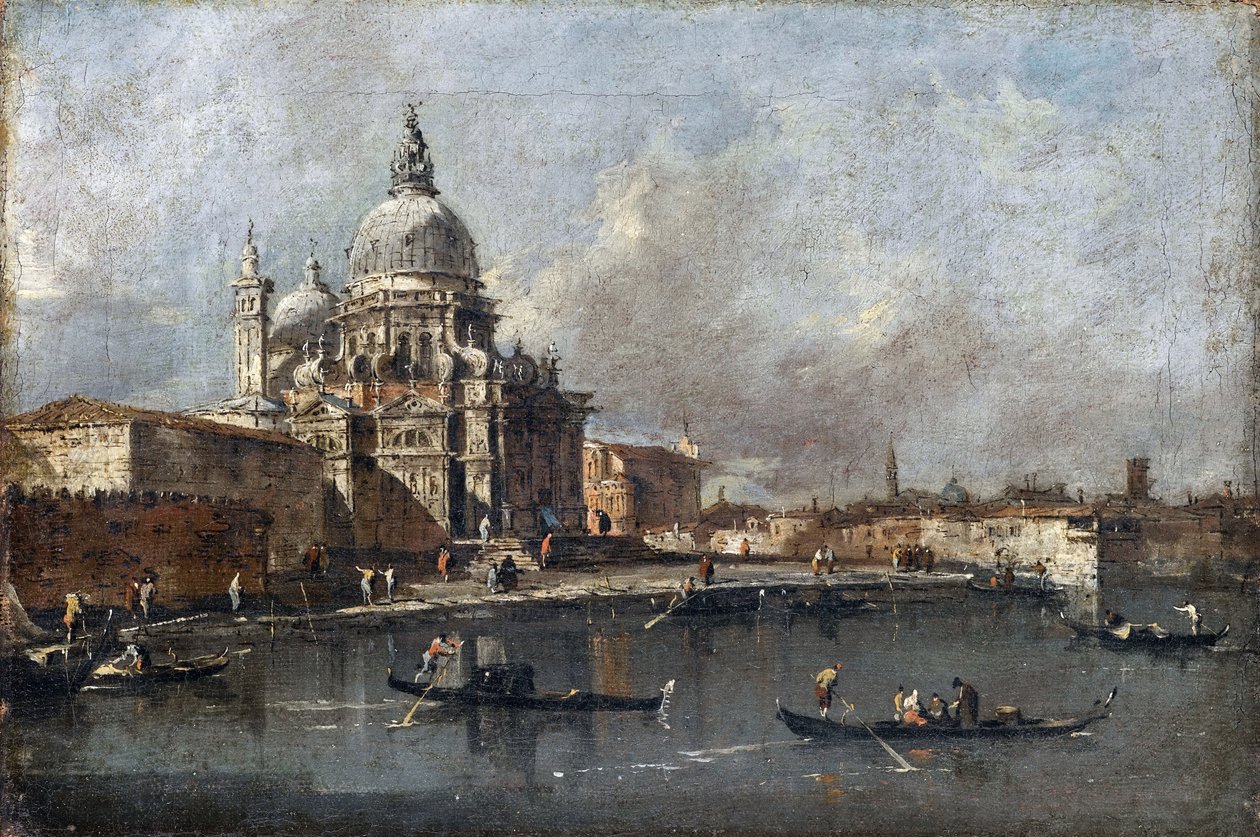 Santa Maria della Salute a Venezia da Francesco Guardi