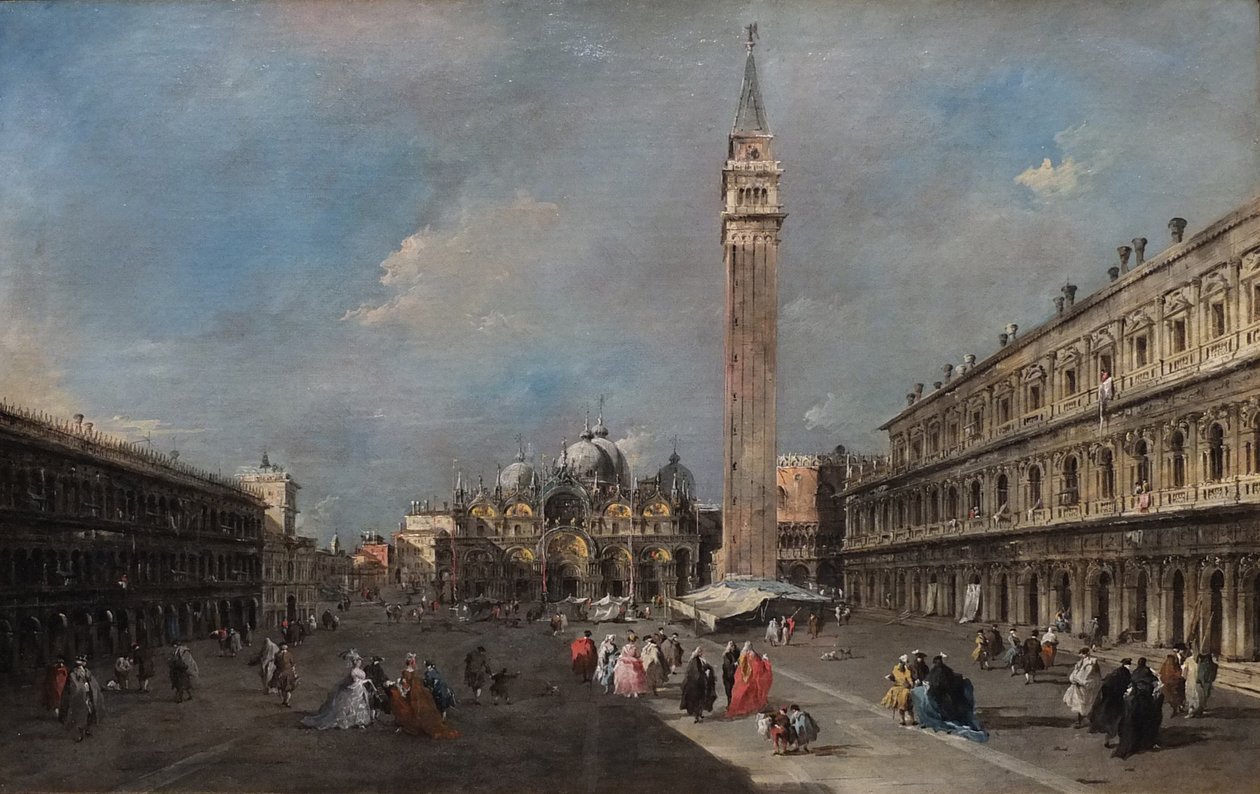 The Piazza San Marco, Venice da Francesco Guardi