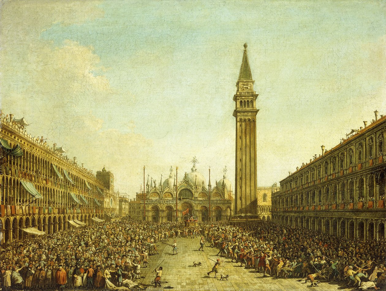 La Piazza San Marco, nel giorno dell