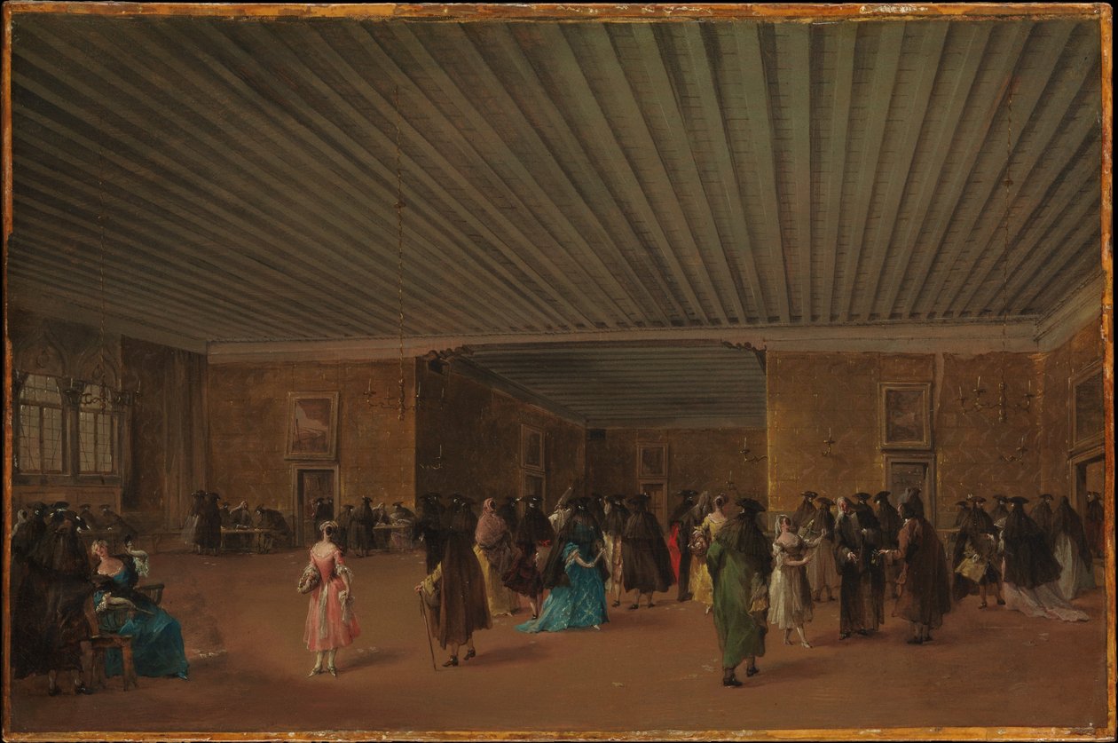 Il Ridotto Pubblico a Palazzo Dandolo da Francesco Guardi