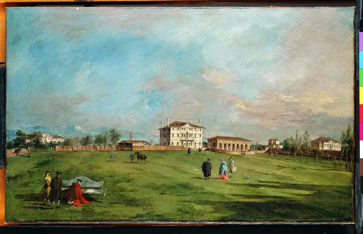 La Villa Loredan, Paese da Francesco Guardi