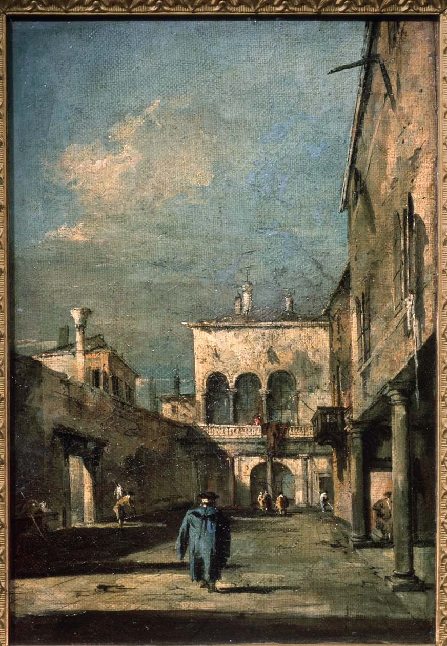 Cortile veneziano da Francesco Guardi