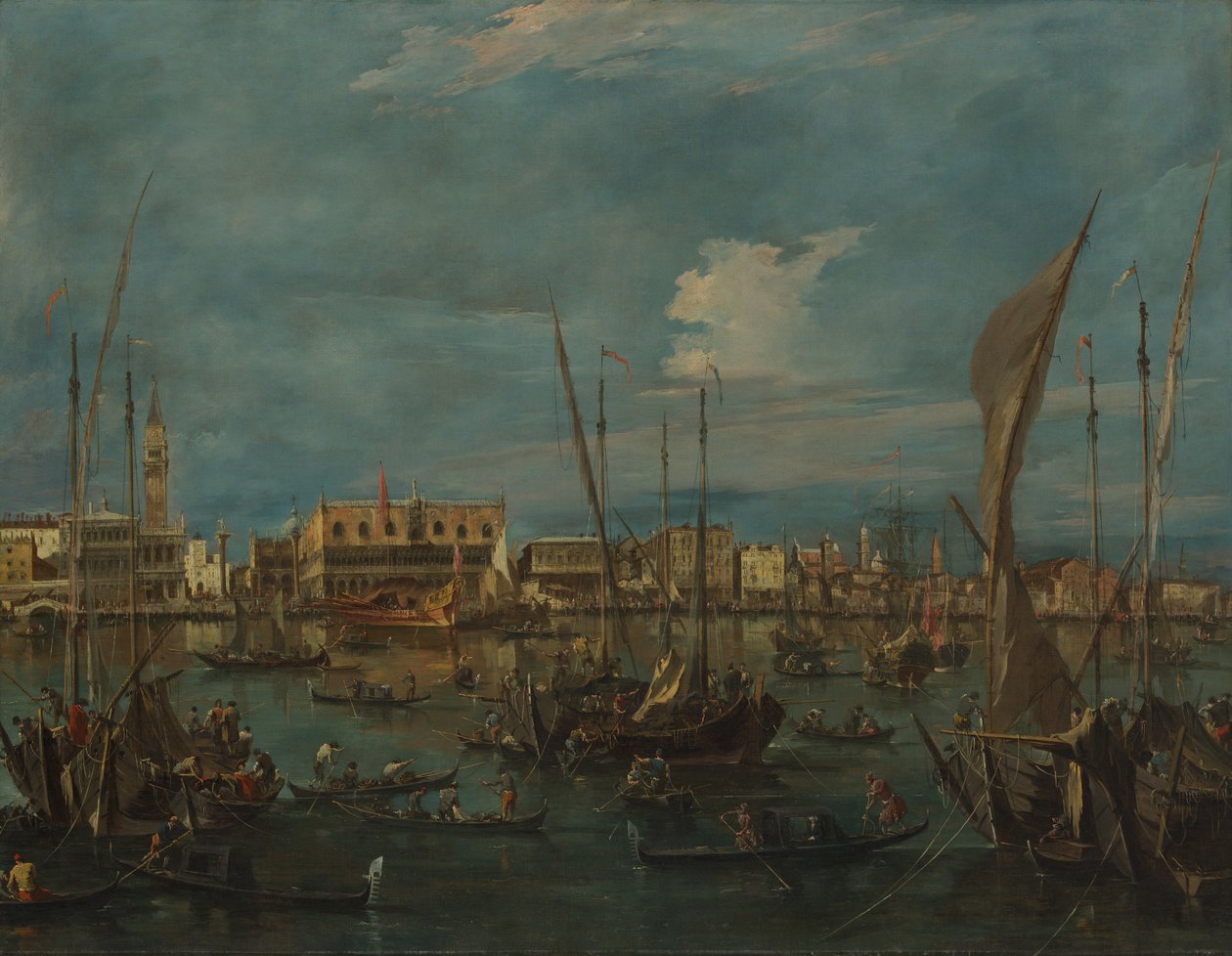 Venezia dal Bacino di San Marco, ca. 1765 da Francesco Guardi