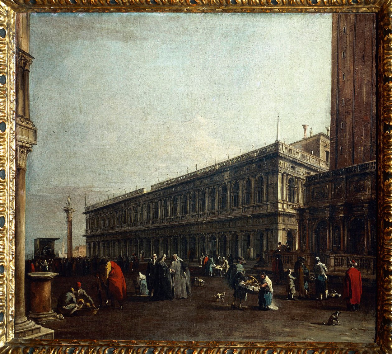 Veduta della Piazzetta da Francesco Guardi