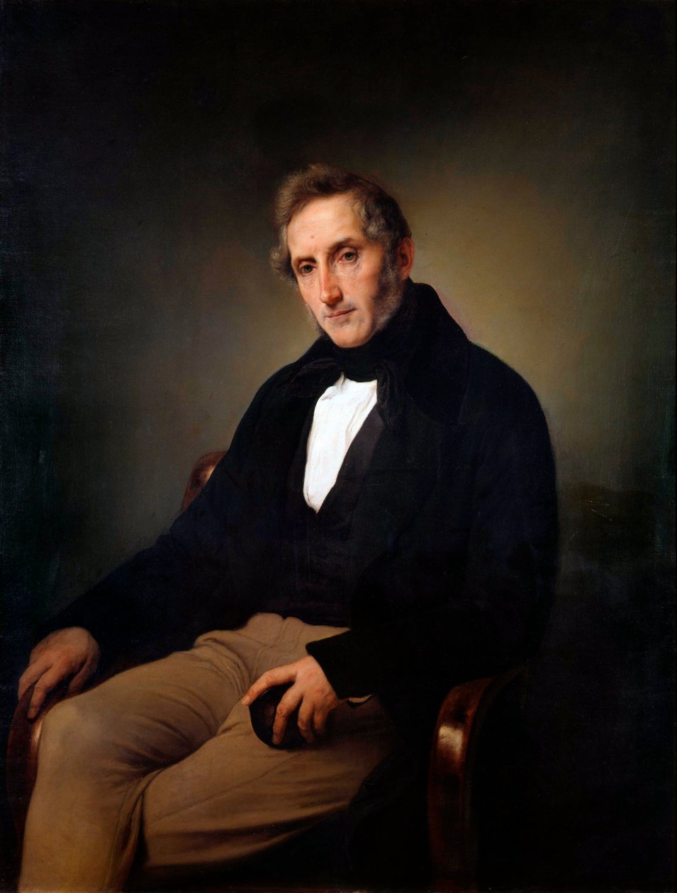 Italian: Ritratto di Alessandro Manzoni Portrait of Alessandro Manzoni da Francesco Hayez