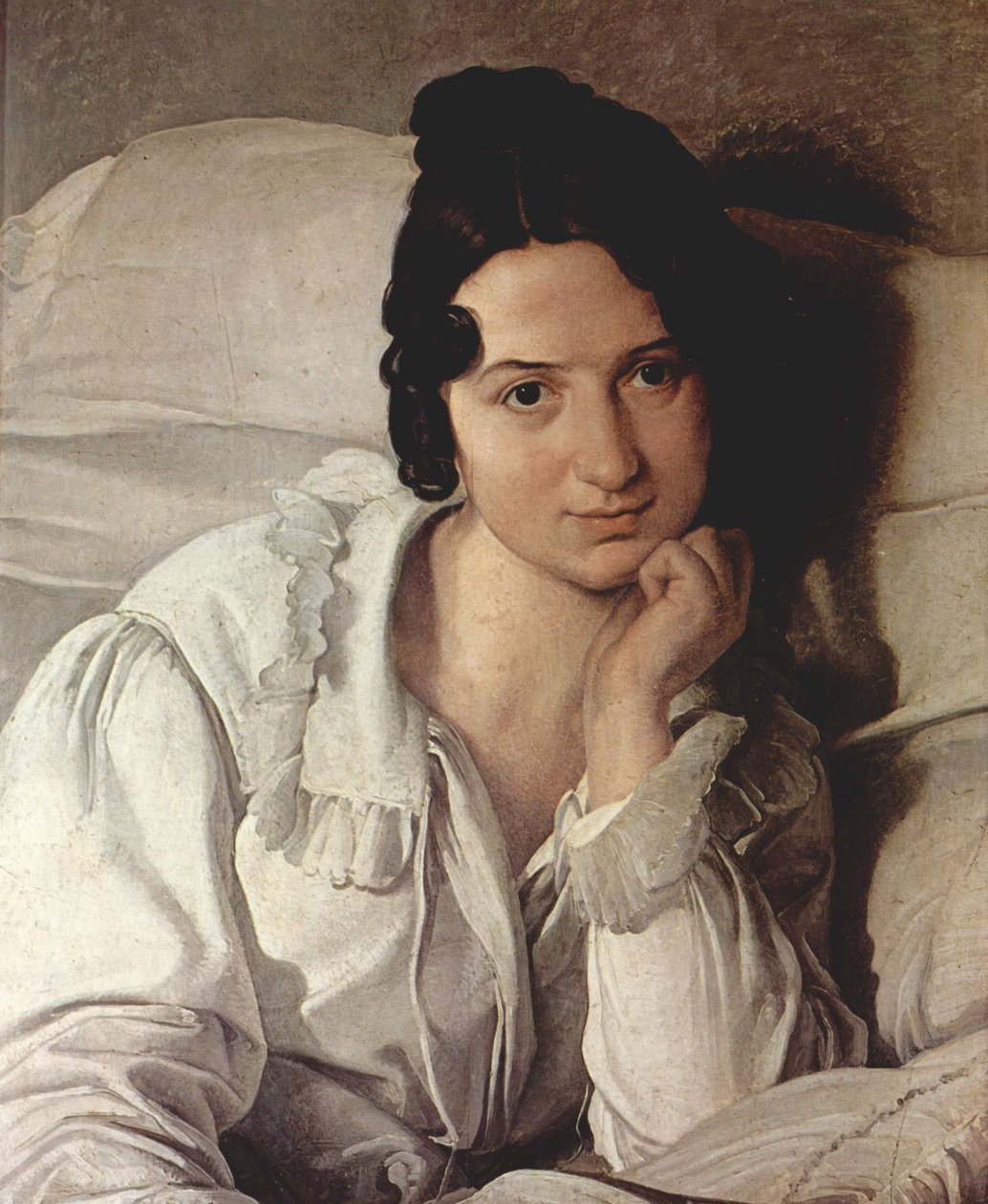 Italian: Ritratto di Carolina Zucchi Portrait of Carolina Zucchi da Francesco Hayez