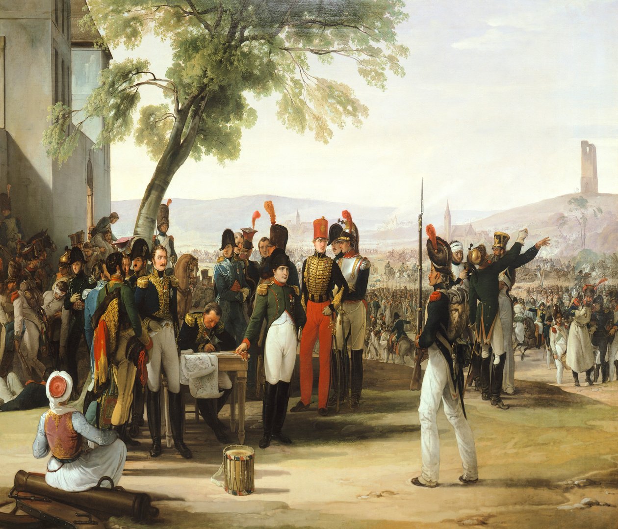 Napoleone dopo la battaglia di Wagram da Francesco Hayez