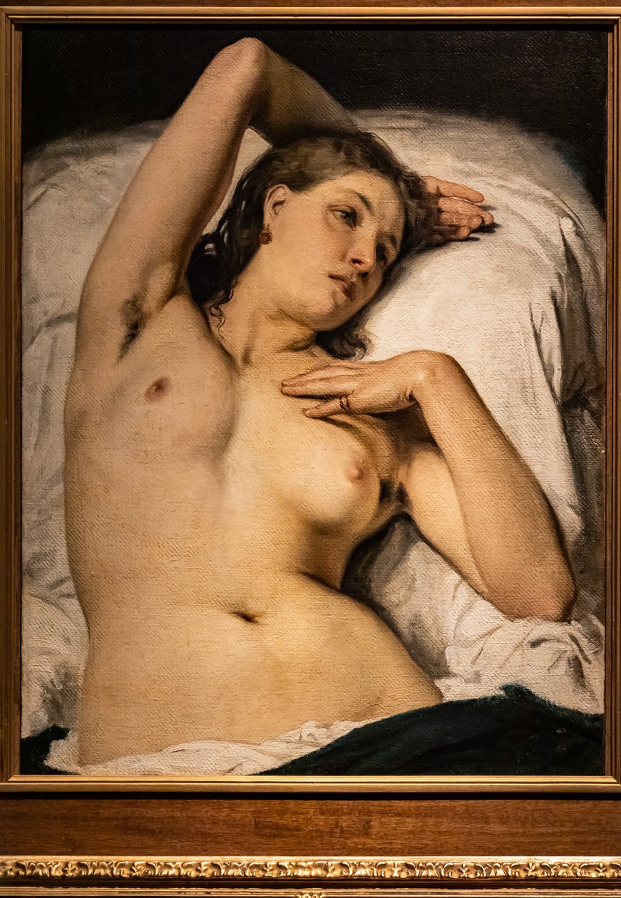 Nudo di donna (modella a riposo) da Francesco Hayez