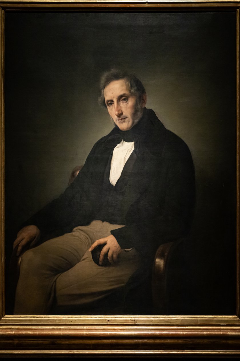 Ritratto di Alessandro Manzoni da Francesco Hayez