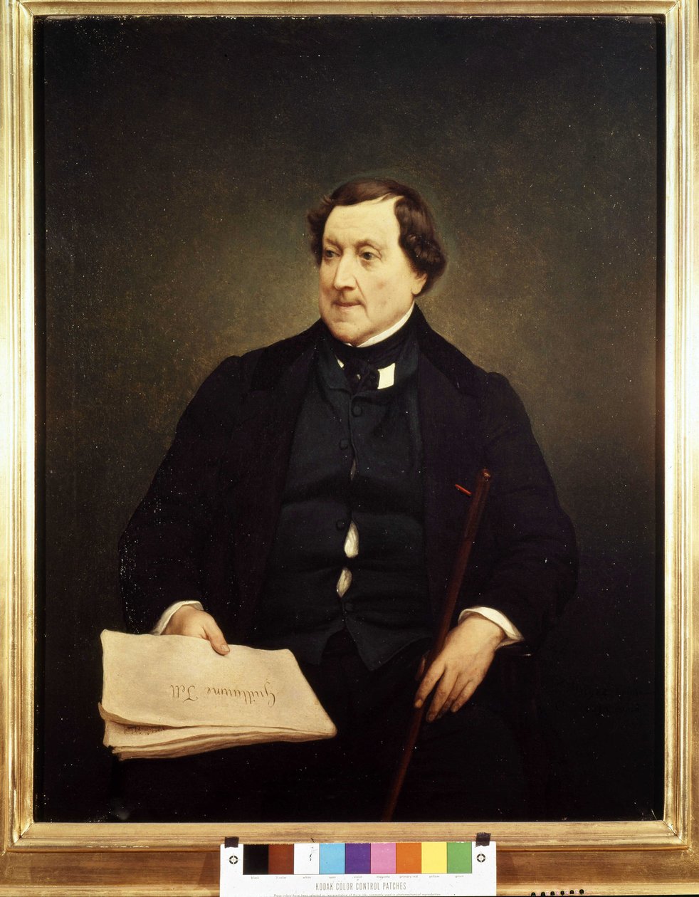 Ritratto di Gioacchino Rossini (1792-1868) - di Hayez, Museo di Brera, Milano da Francesco Hayez