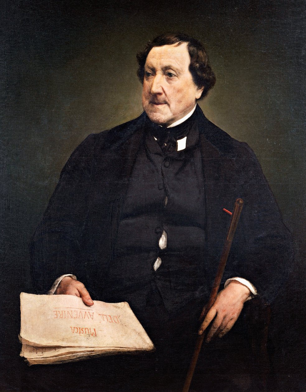 Ritratto di Gioachino Rossini da Francesco Hayez