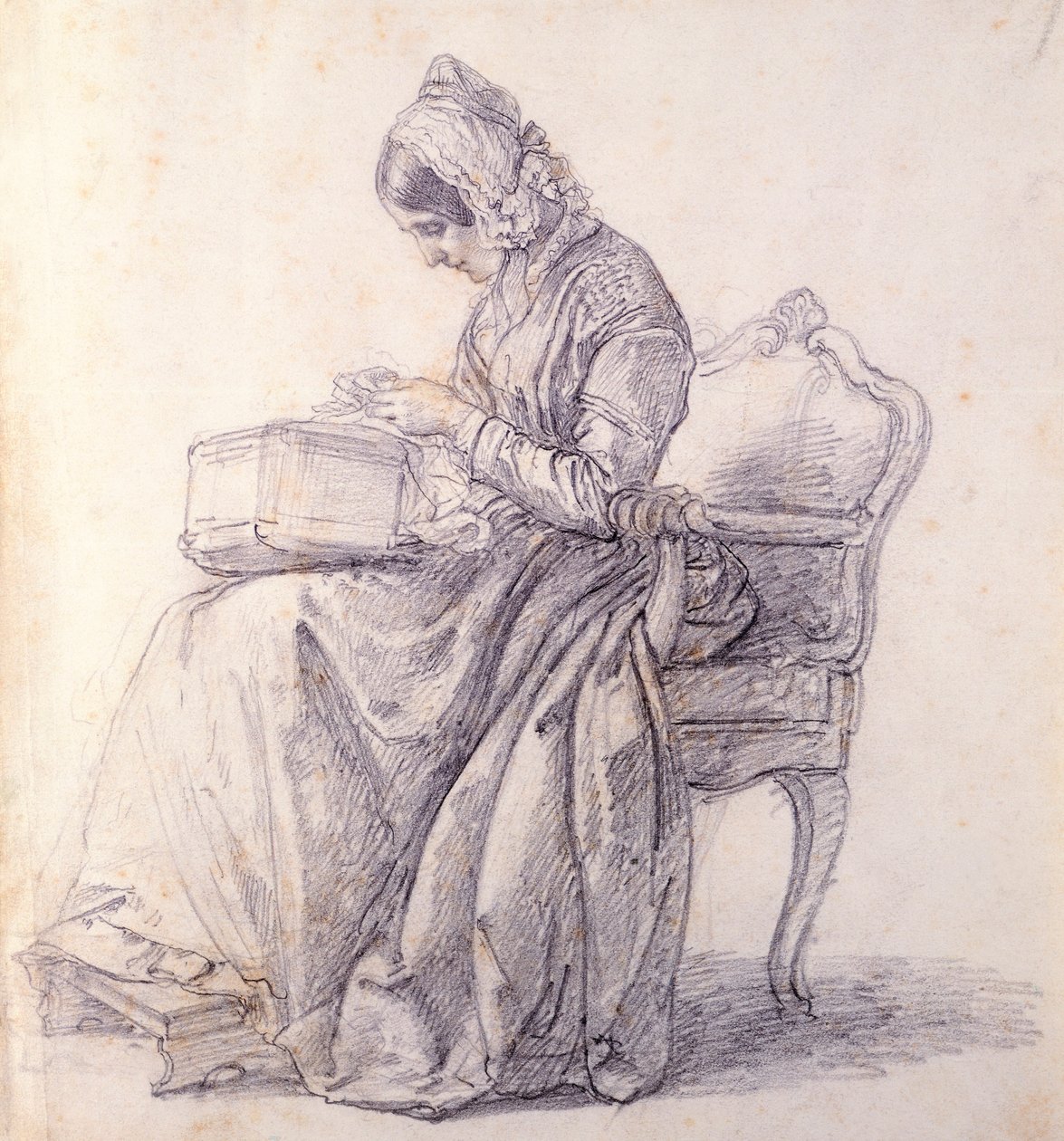 Ritratto di sua moglie da Francesco Hayez