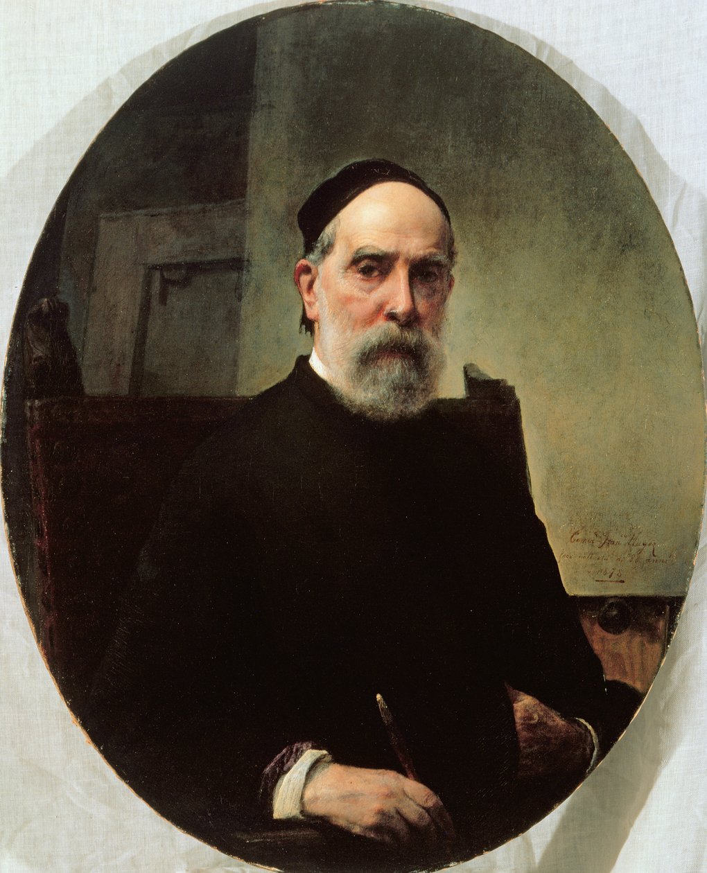 Autoritratto, 1878 da Francesco Hayez
