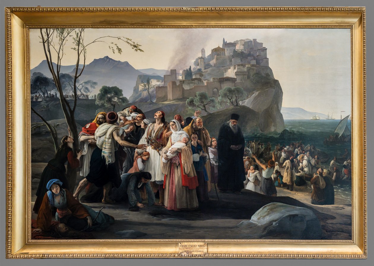 I Rifugiati di Parha da Francesco Hayez