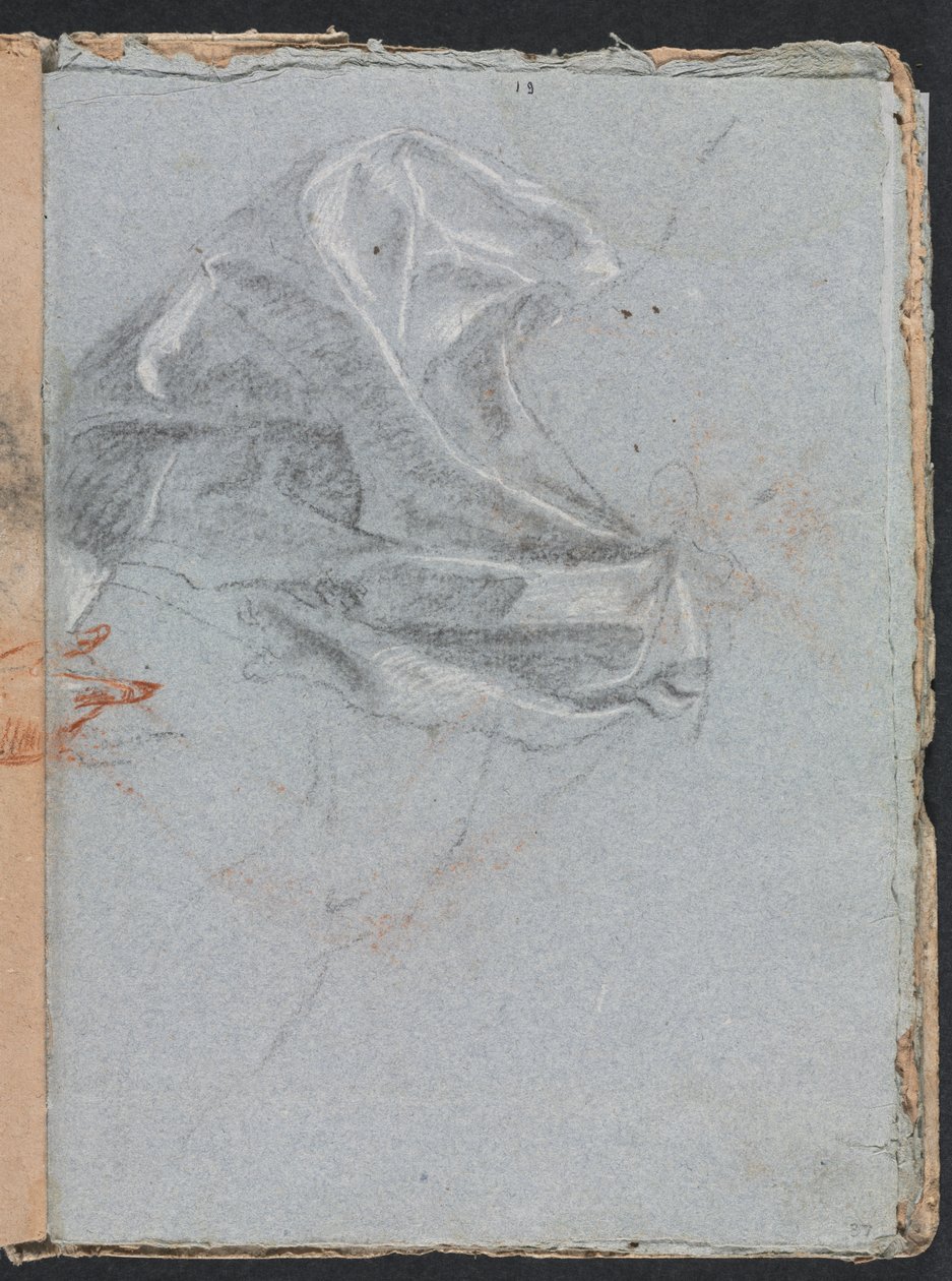 Verona Sketchbook: Studio di drappeggio (pagina 37) da Francesco Lorenzi