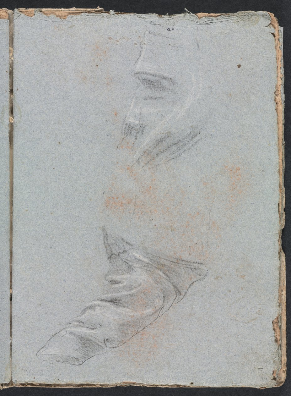 Verona Sketchbook: Studio di drappeggio (pagina 39) da Francesco Lorenzi
