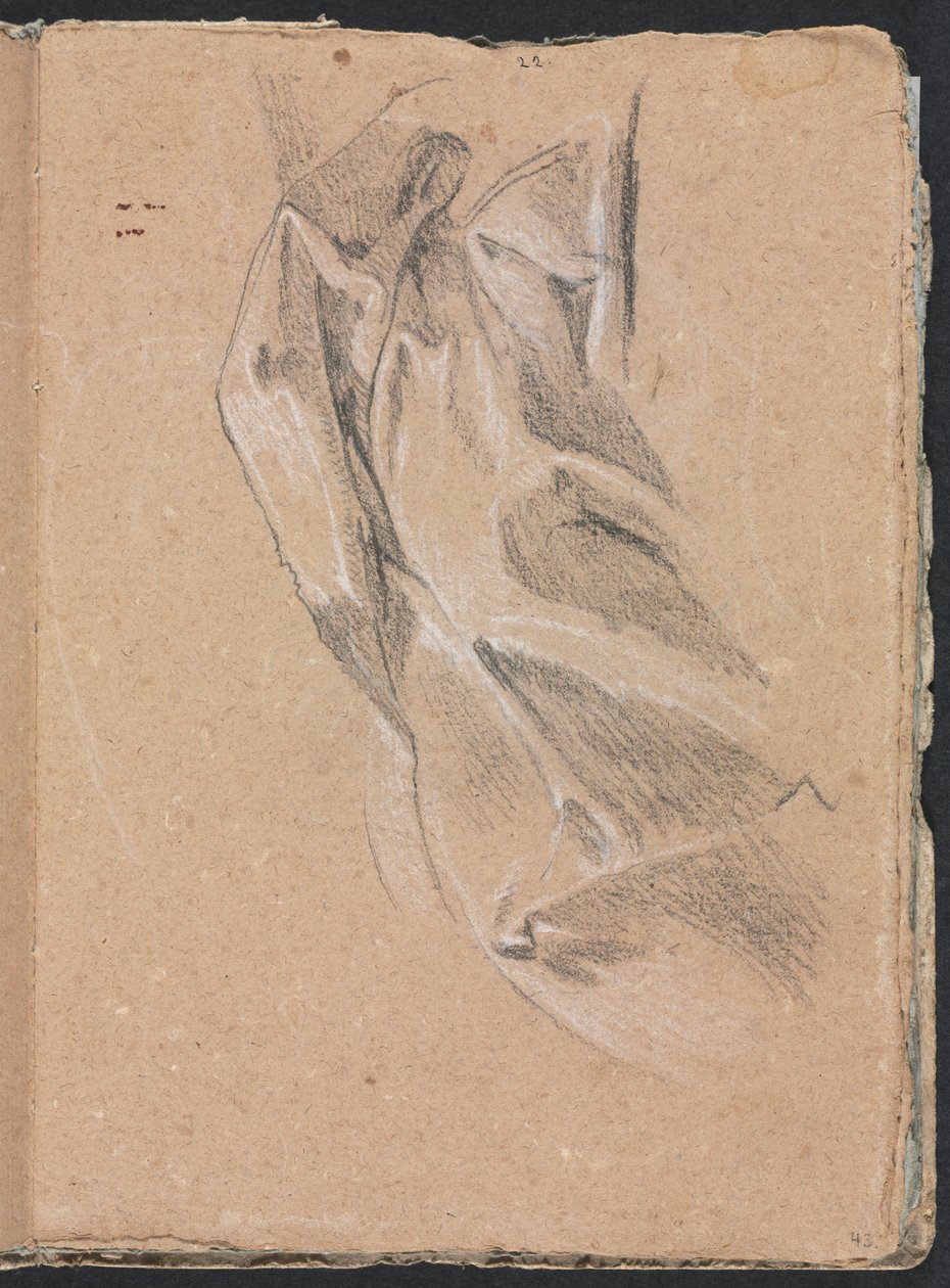 Verona Sketchbook: Studio di drappeggio (pagina 43) da Francesco Lorenzi