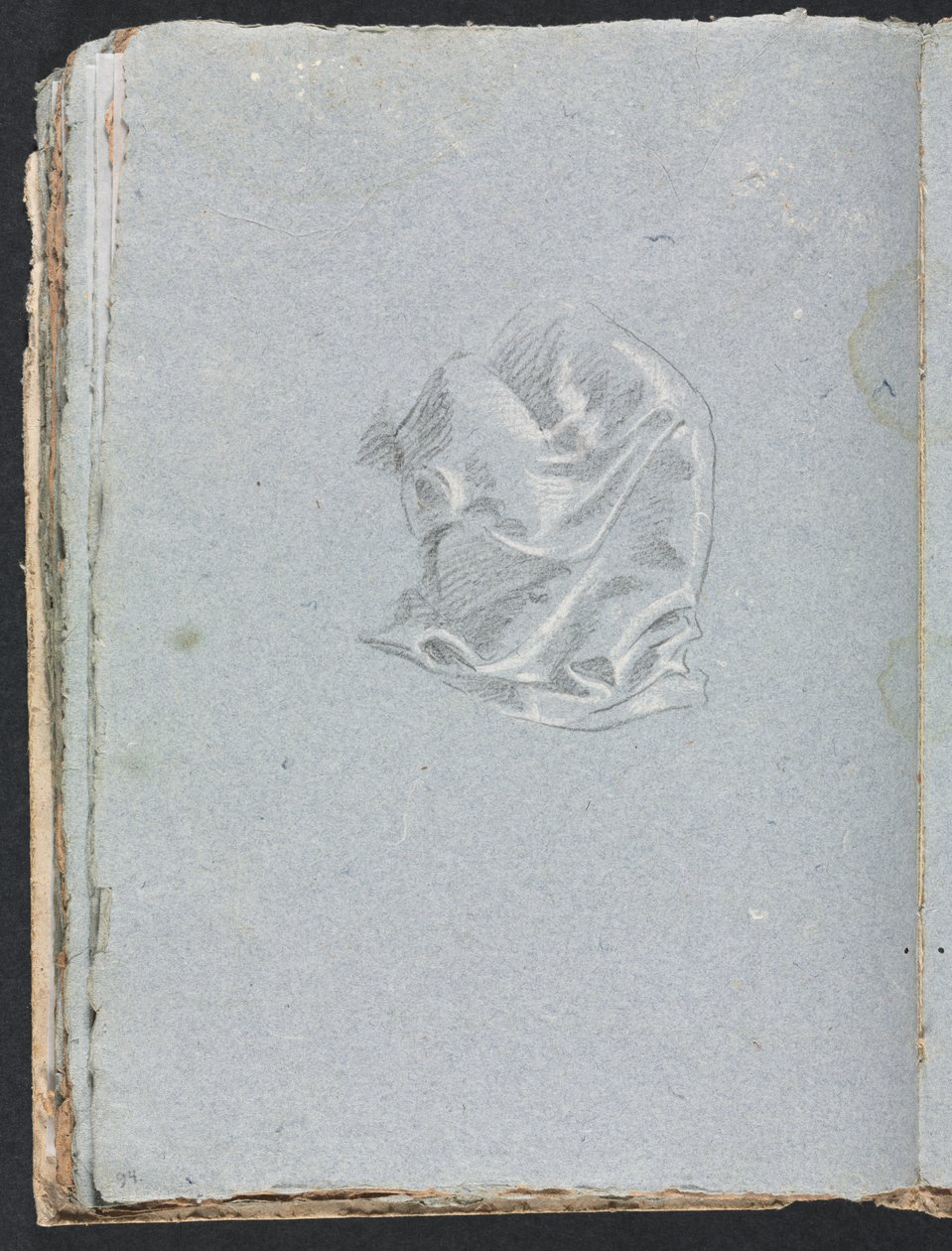 Verona Sketchbook: Studio di drappeggio pagina 94, 1760 da Francesco Lorenzi