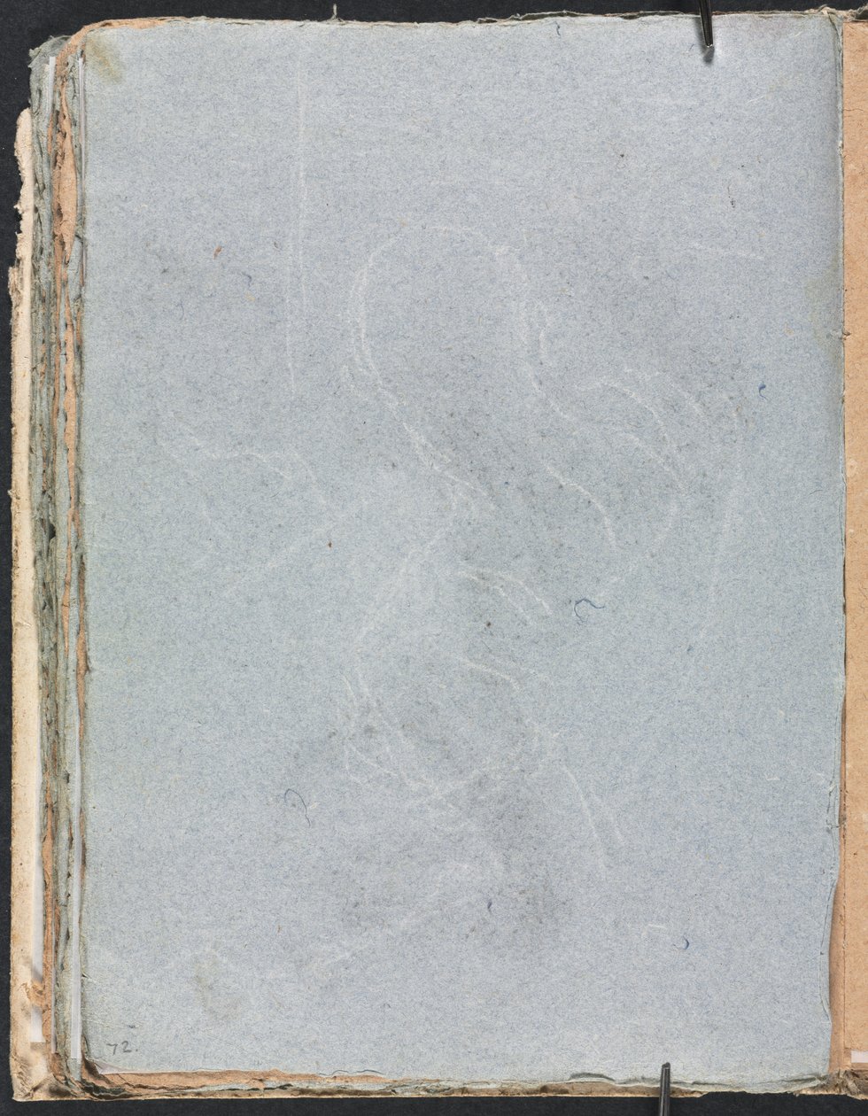 Taccuino di Verona: Studio di figura pagina 72, 1760 da Francesco Lorenzi