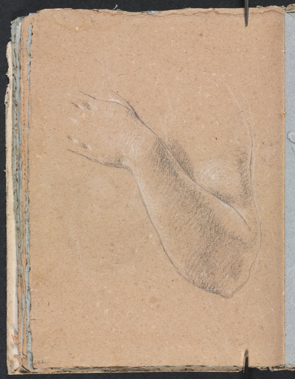 Verona Sketchbook: Braccio sinistro e mano (pagina 46) da Francesco Lorenzi