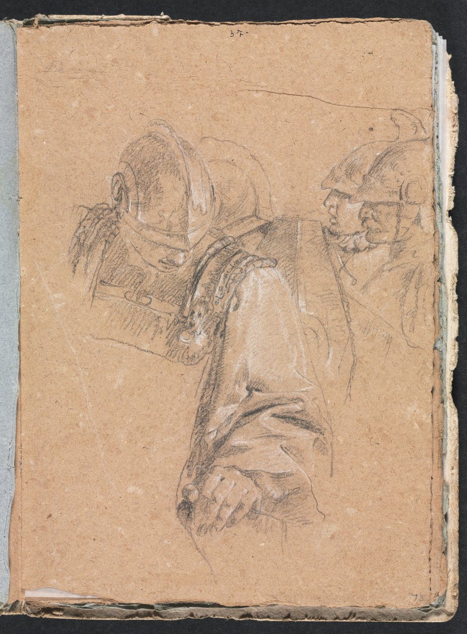 Verona Sketchbook: Soldati (pagina 73) da Francesco Lorenzi
