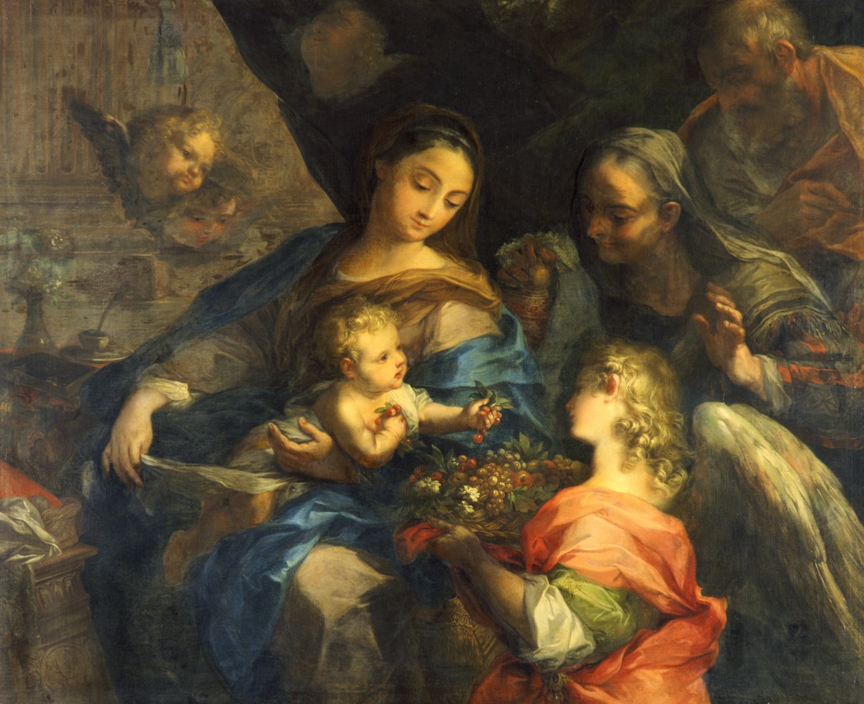 Sacra Famiglia da Francesco Mancini