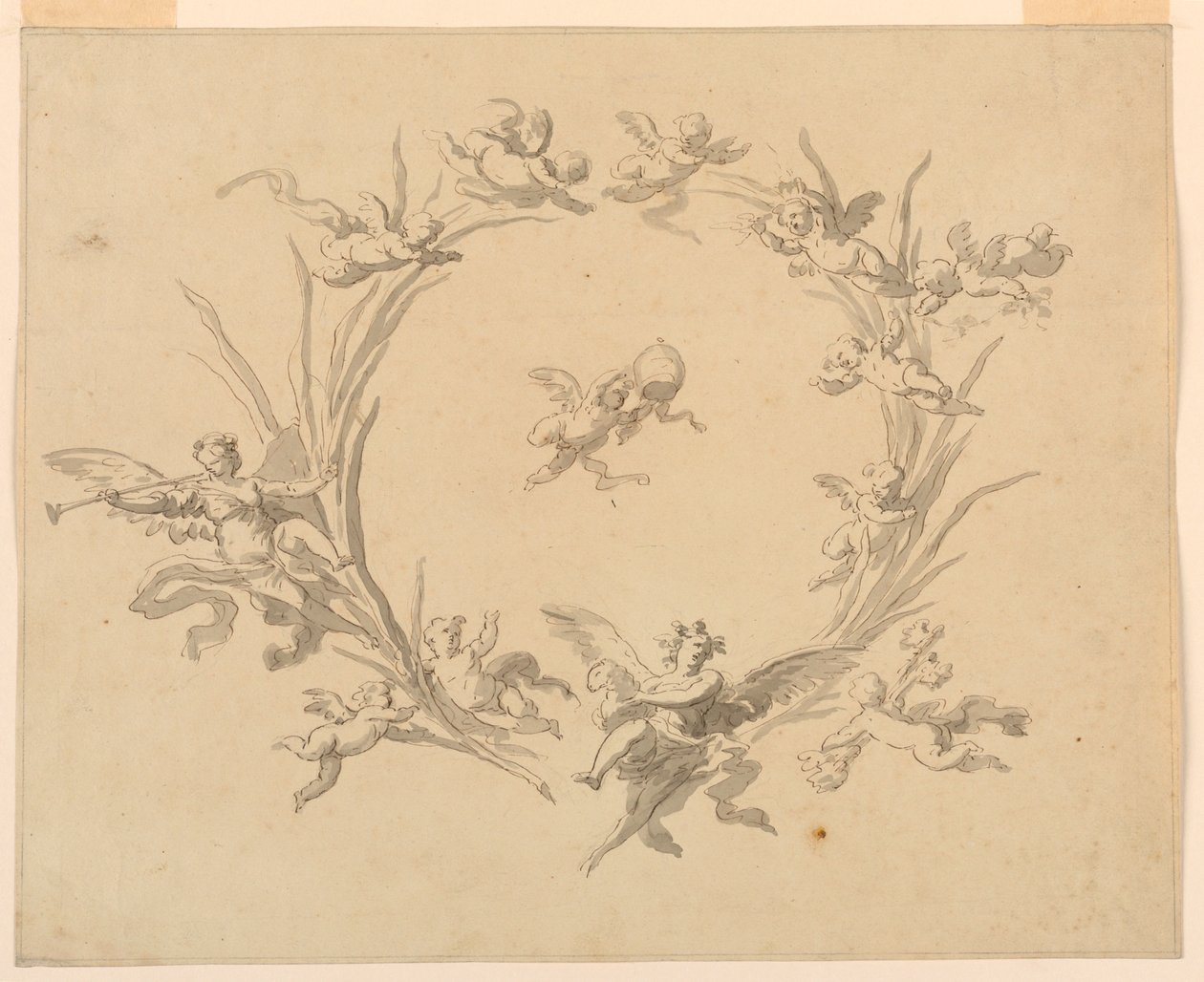 Studio per decorazione a fresco, Palazzo del Quirinale, Roma da Francesco Manno