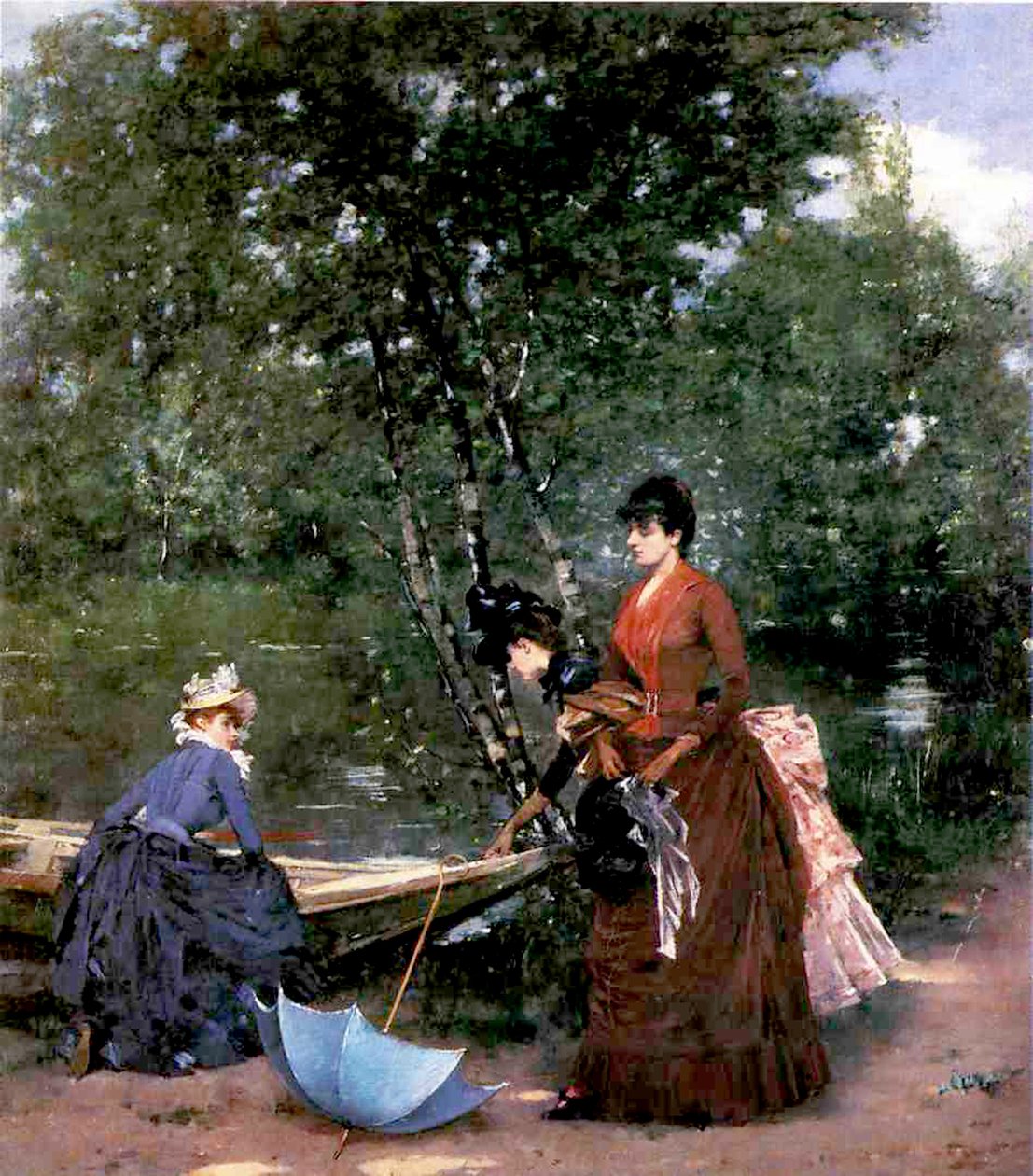 Signore al Bois de Boulogne, Parigi da Francesco Miralles Galaup