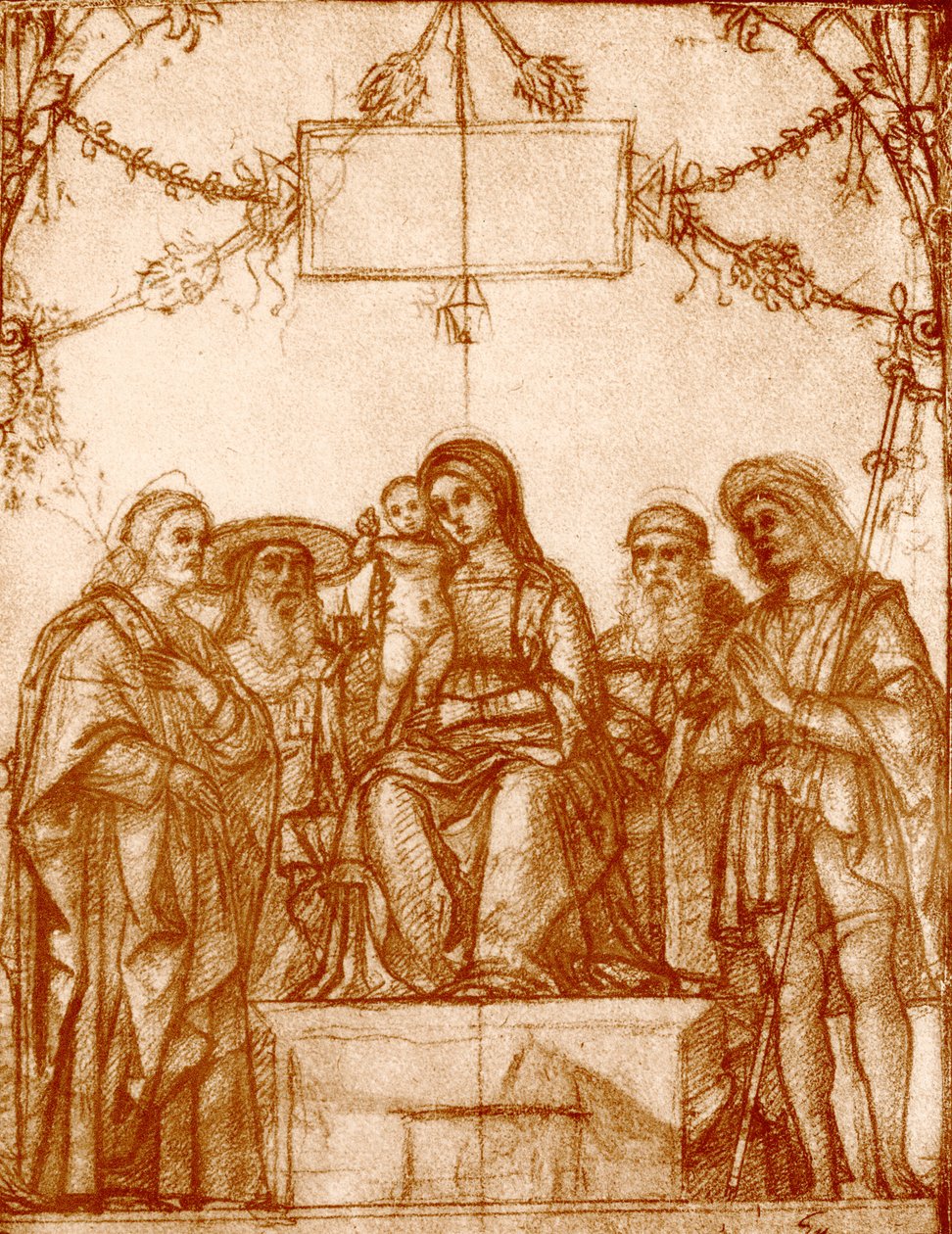 Madonna con quattro santi da Francesco Morone