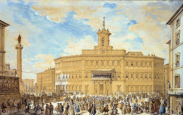 Veduta di Roma da Francesco Panini