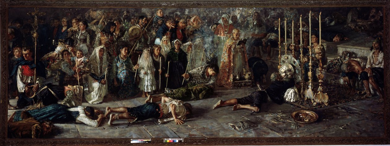 Il voto (Festa in omaggio a San Pantaleone 27 luglio a Miglianico in Abruzzo, Italia) da Francesco Paolo Michetti