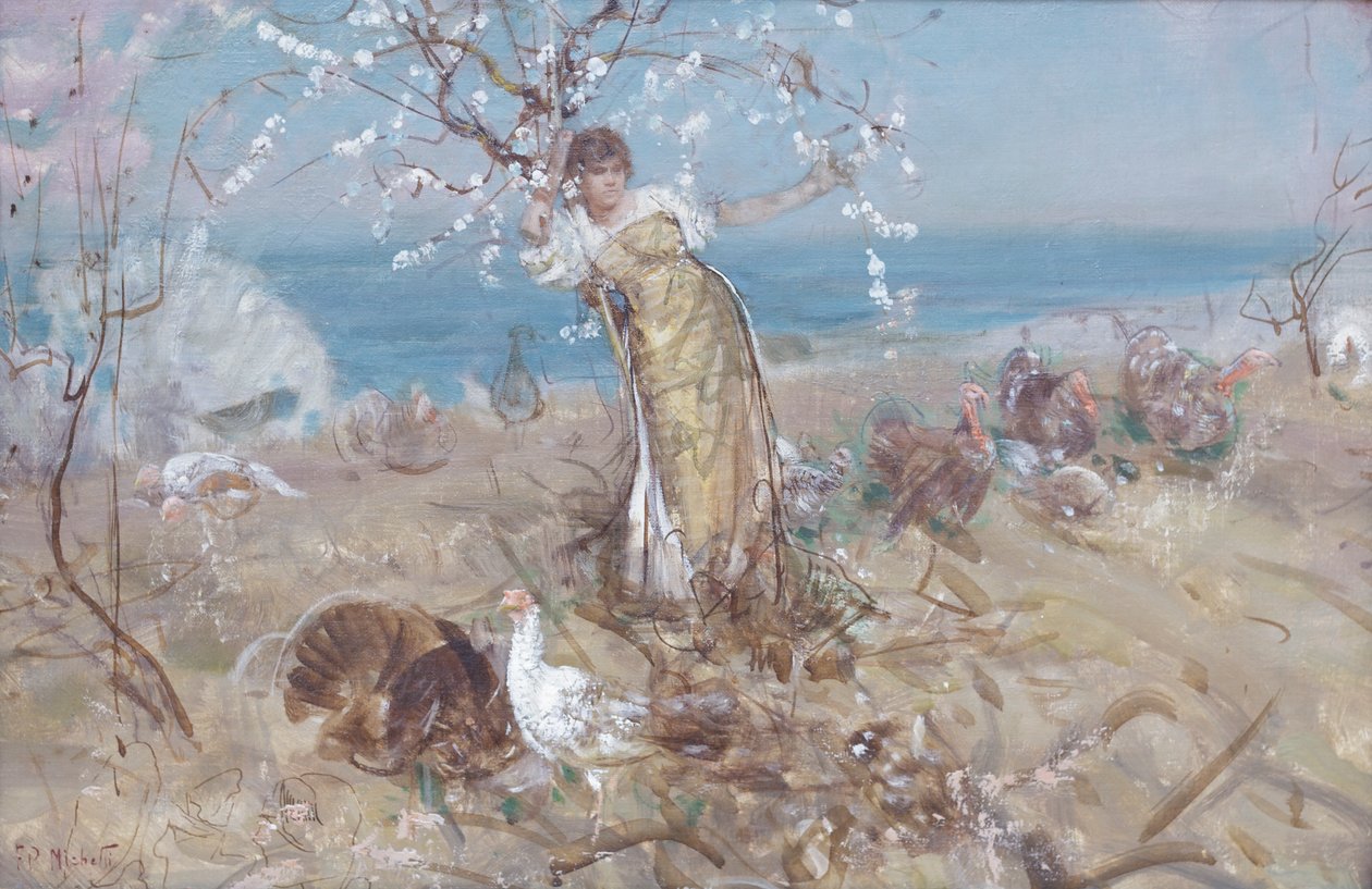 Nella gioia del sole da Francesco Paolo Michetti
