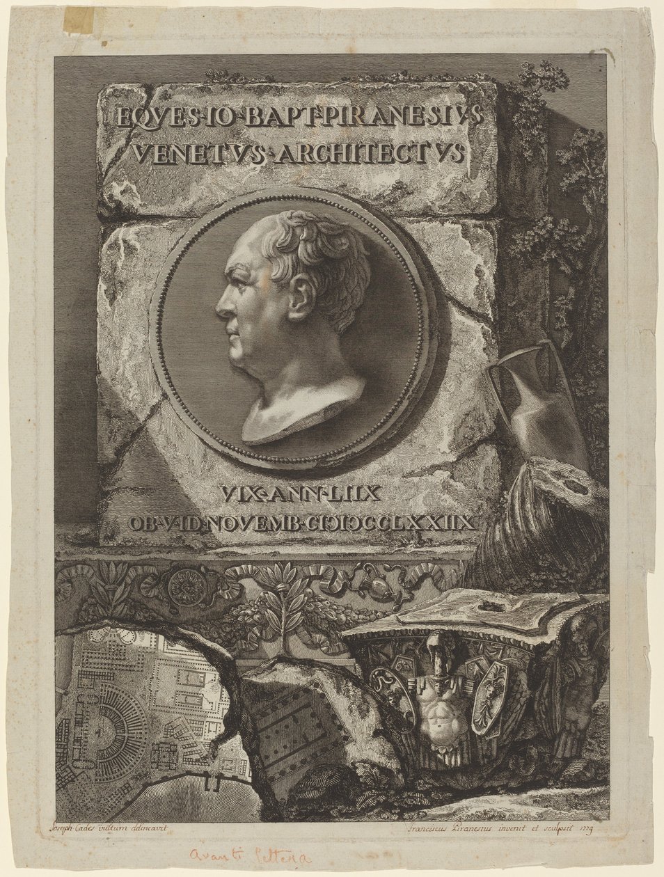 Giovanni Battista Piranesi da Francesco Piranesi