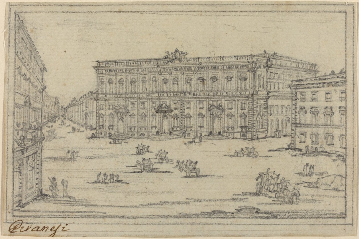 Palazzo della Consulta da Francesco Piranesi