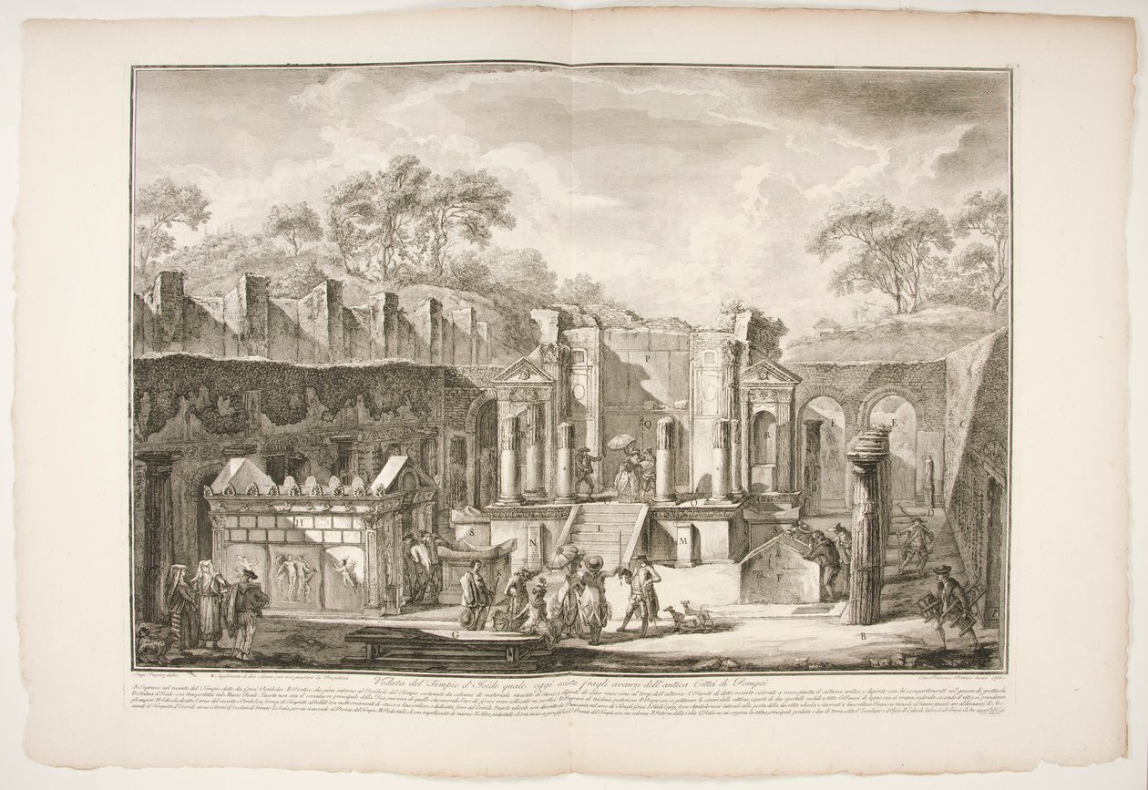 Veduta del Tempio d da Francesco Piranesi